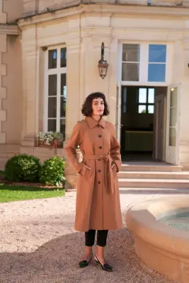 Darcy Wool Coat - Beige — photo 2