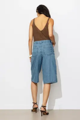 Bermuda en jean light Femme — photo 4