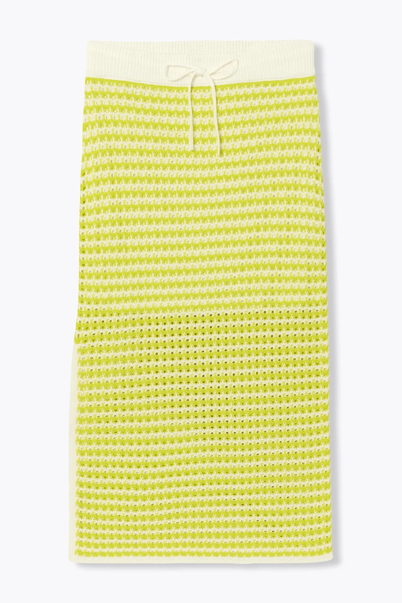 Jupe midi en crochet Femme
