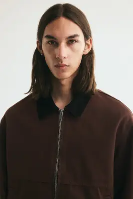 Workwear jacket - Marron foncé — photo 2