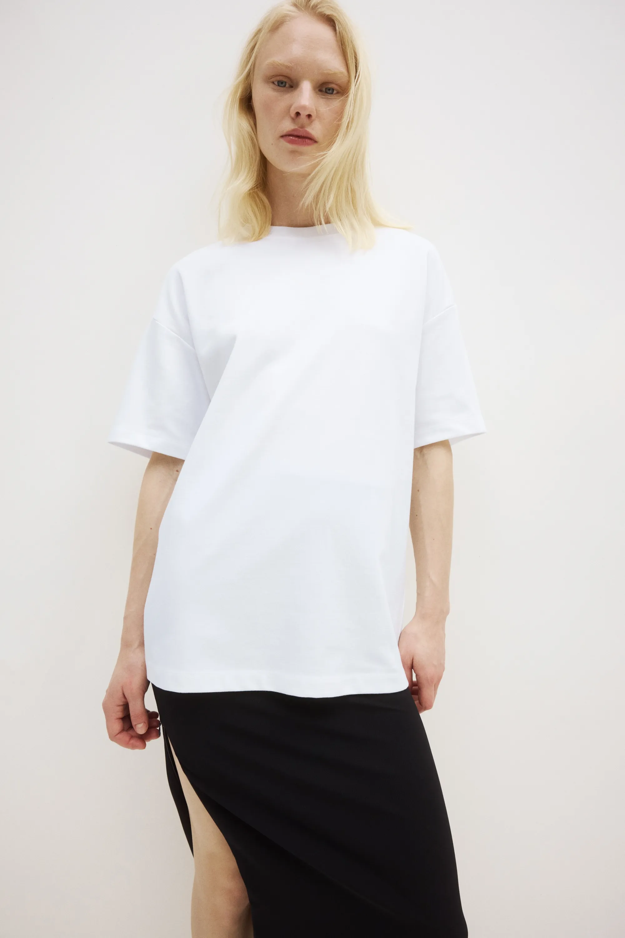 T-shirt Cooling Oversized Fit - Blanc
