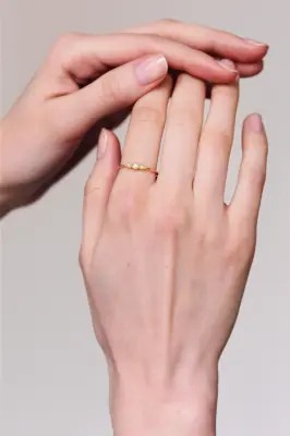 BAGUE AUXANE - Or jaune 18 carats — photo 4