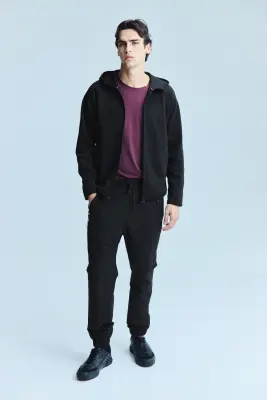 Hoodie de sport zippé DryMove™ - Noir — photo 1