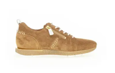 Baskets Gabor 73.410.14 Camel - Daim Zip Grande Pointure Femme — photo 4