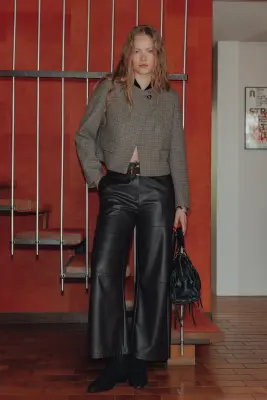 Pantalon en simili Femme — photo 2