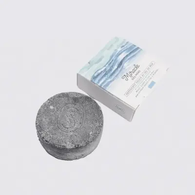 Nettoyant Visage Solide au Sel Marin & Charbon – Purifiant & Anti-Imperfections — photo 2
