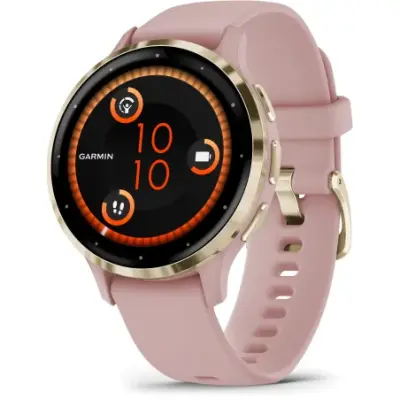 Garmin Venu 3S Soft Gold avec bracelet rose 010-02785-03 — photo 1