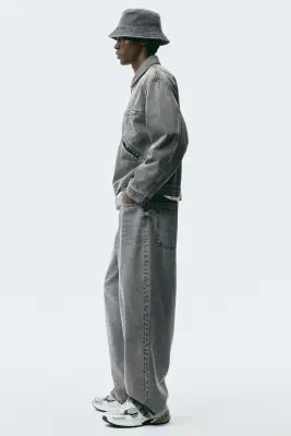 Super Baggy Jeans - Gris denim — photo 3