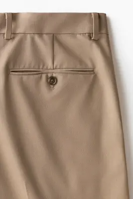 Pantalon de costume Loose Fit - Beige — photo 5
