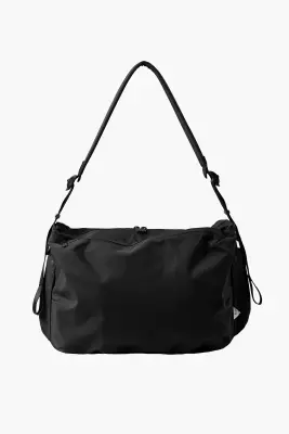 Sac à bandoulière 'Grid Cross Bag' en nylon - Noir — photo 1