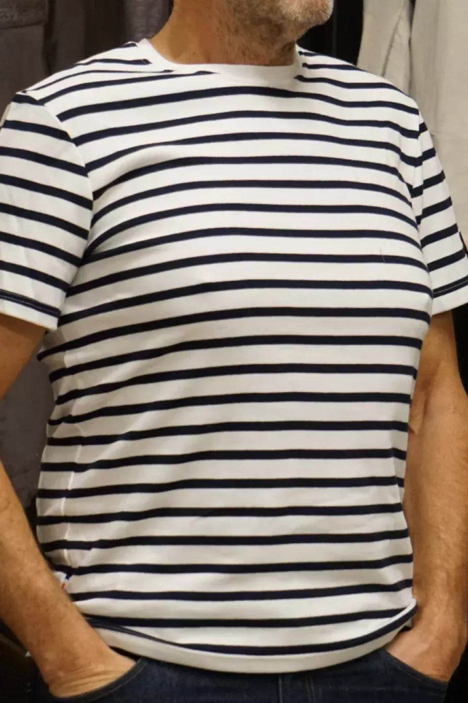 T-shirt Marinière Homme