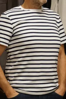 T-shirt Marinière Homme — photo 1