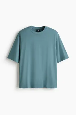 T-shirt et pantalon de pyjama Relaxed Fit - Turquoise/rayé — photo 4