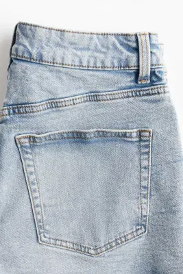 Short High en denim - Bleu denim clair — photo 2
