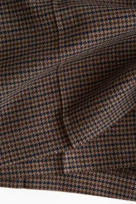 Jupe-short courte - Taupe/motif pied-de-poule — photo 5