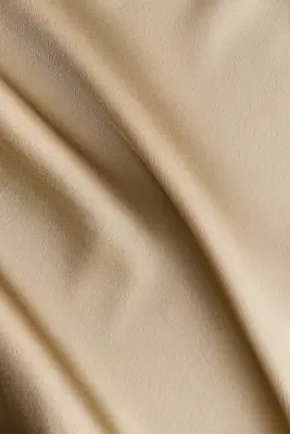 Robe dos nu en satin - Beige — photo 4