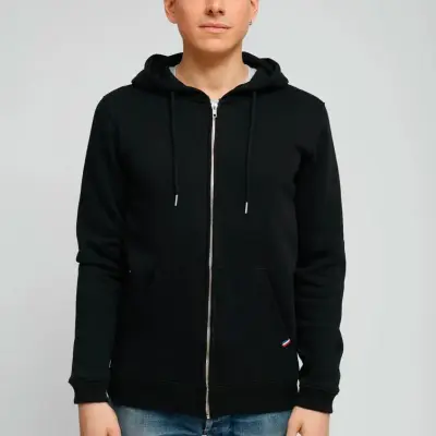 Hoodie Philippe zippé noir — photo 1
