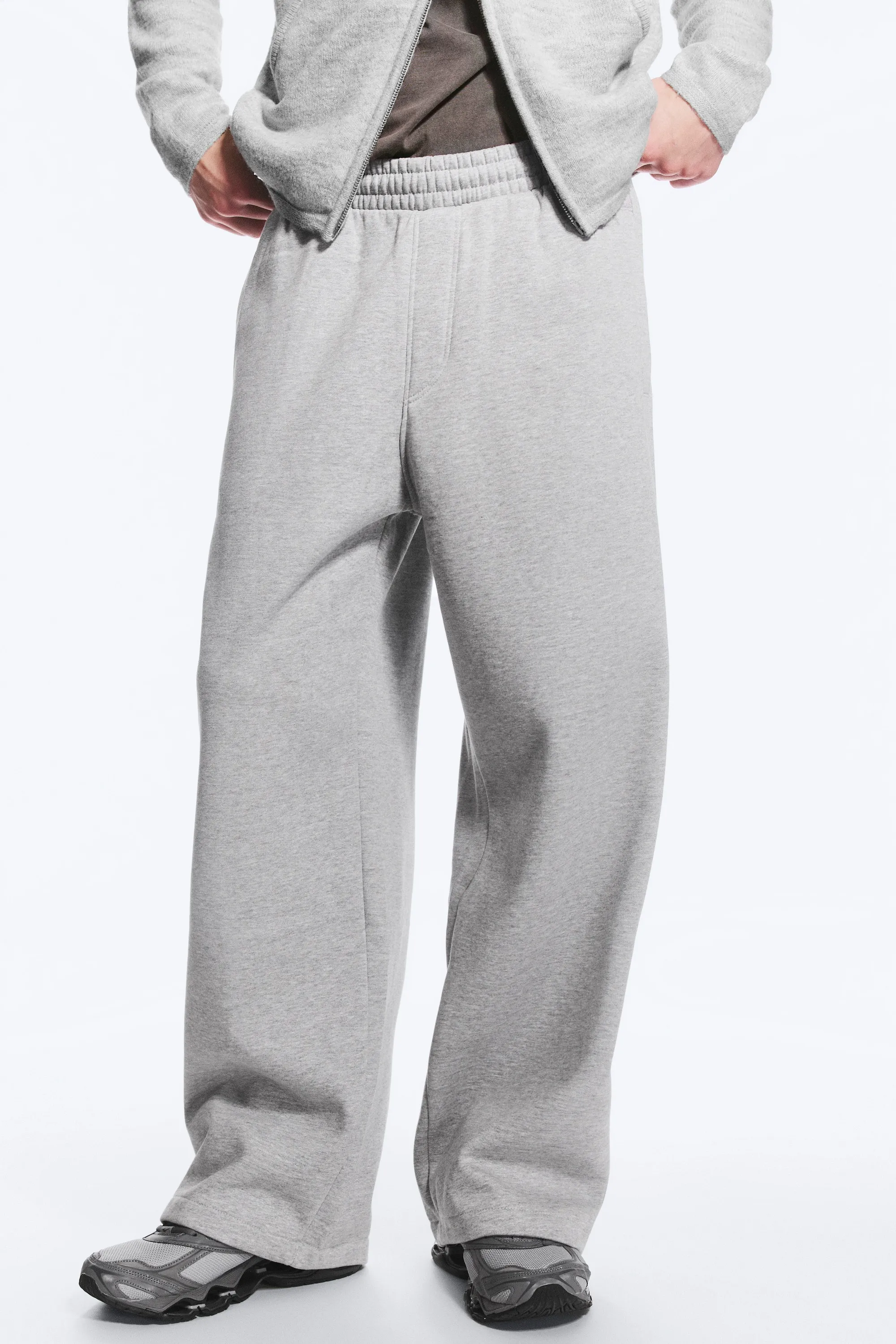 Pantalon de jogging ample - Gris clair