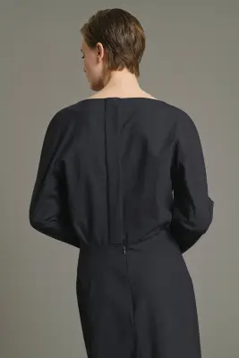 ROBE JULIA DARK NAVY — photo 4