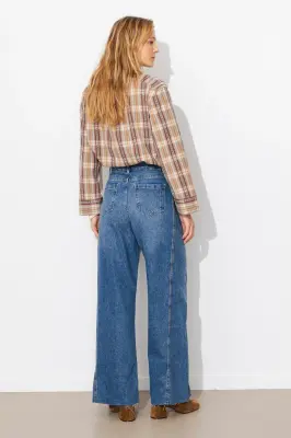 Jean large 100% coton Femme — photo 5