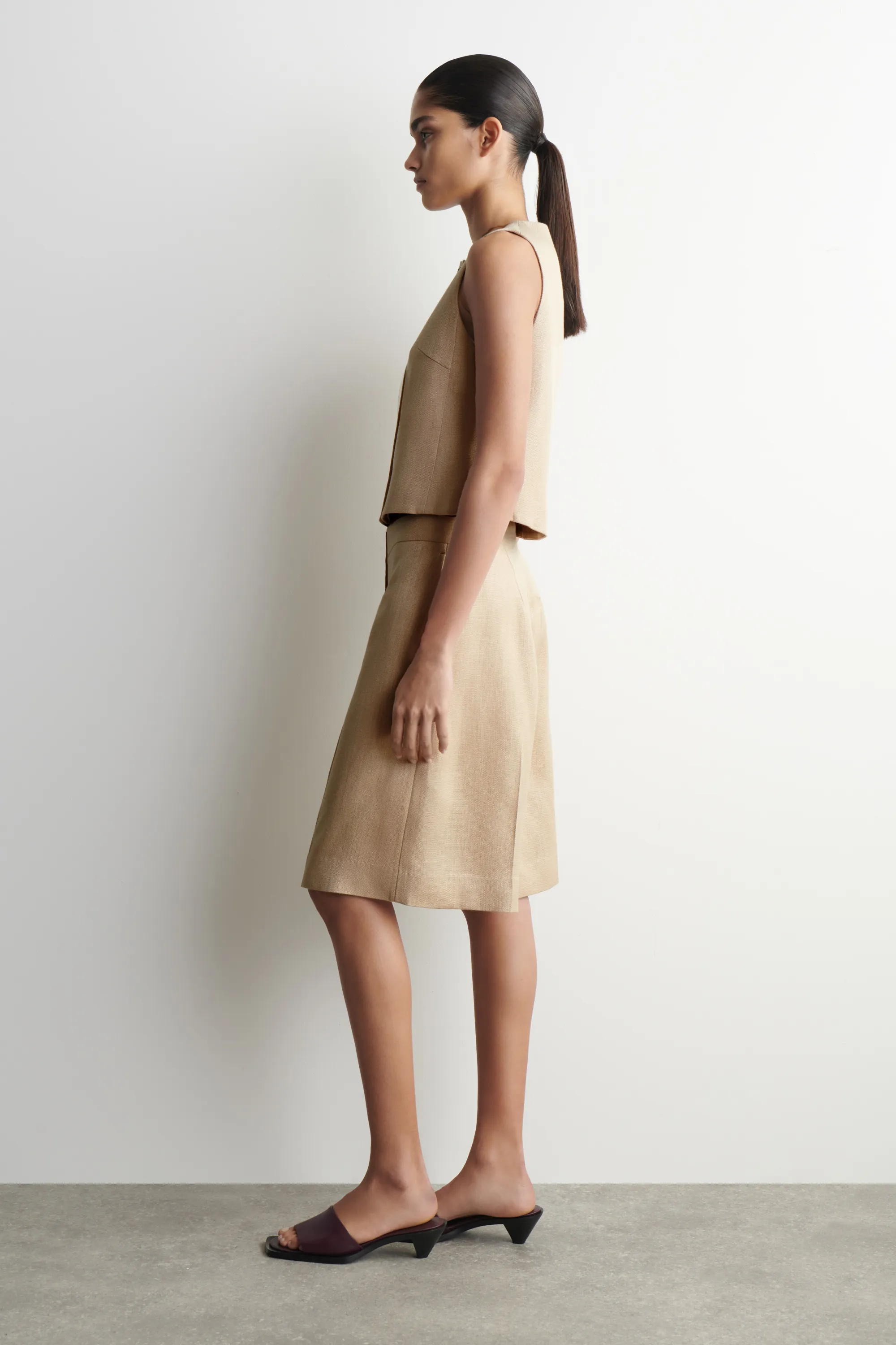 GILET DE TAILLEUR - SABLE