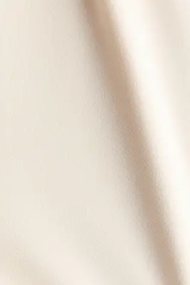 Pantalon plissé avec cordon de serrage - Beige clair — photo 4
