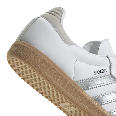 Adidas Samba OG White Silver Metallic Grey — photo 5