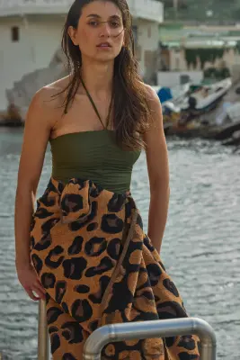 Serviette Myah léopard — photo 3