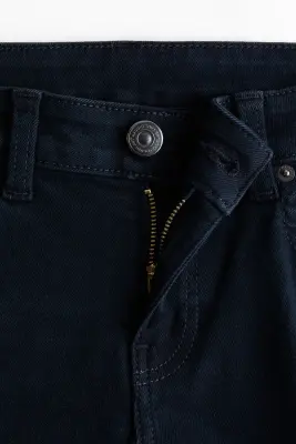 Flared Low Waist Jeans - Bleu denim foncé — photo 3
