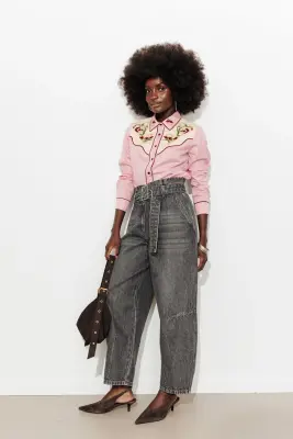 Chemise western brodée Femme — photo 3
