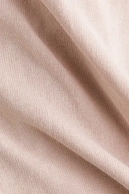 Pull à bords roulottés - Rose ancien clair — photo 4