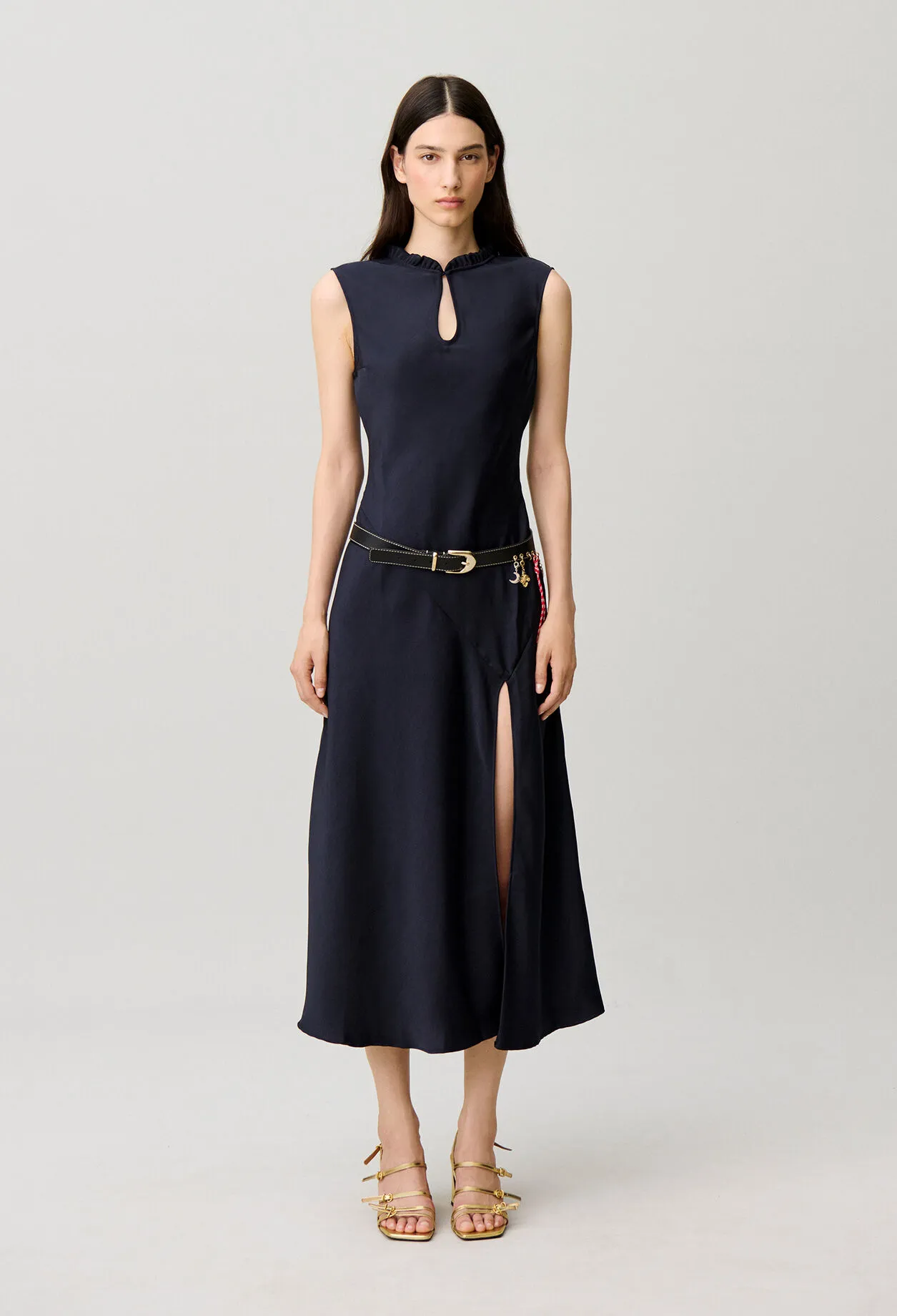 Robe midi fluide