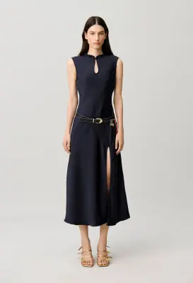 Robe midi fluide
