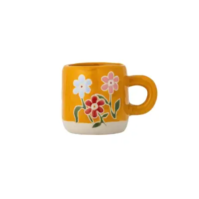 Tasse Fleurs Jaune — photo 1