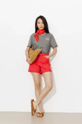 Short en toile Femme — photo 2
