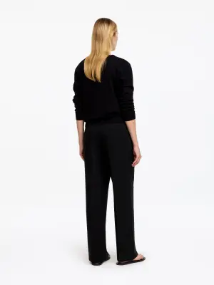 Pantalon droit - Noir — photo 2