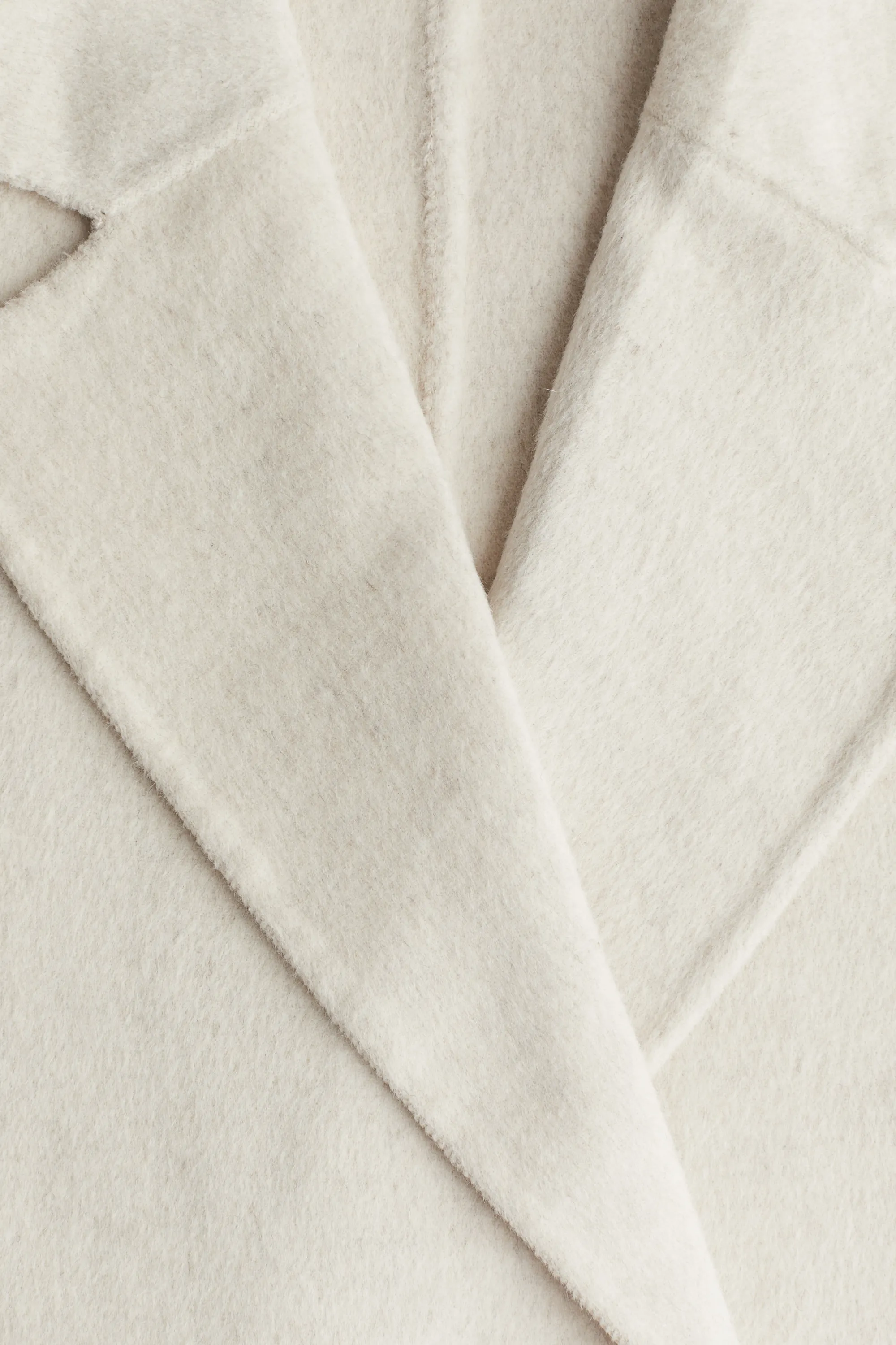 Manteau en laine mélangée - Beige clair