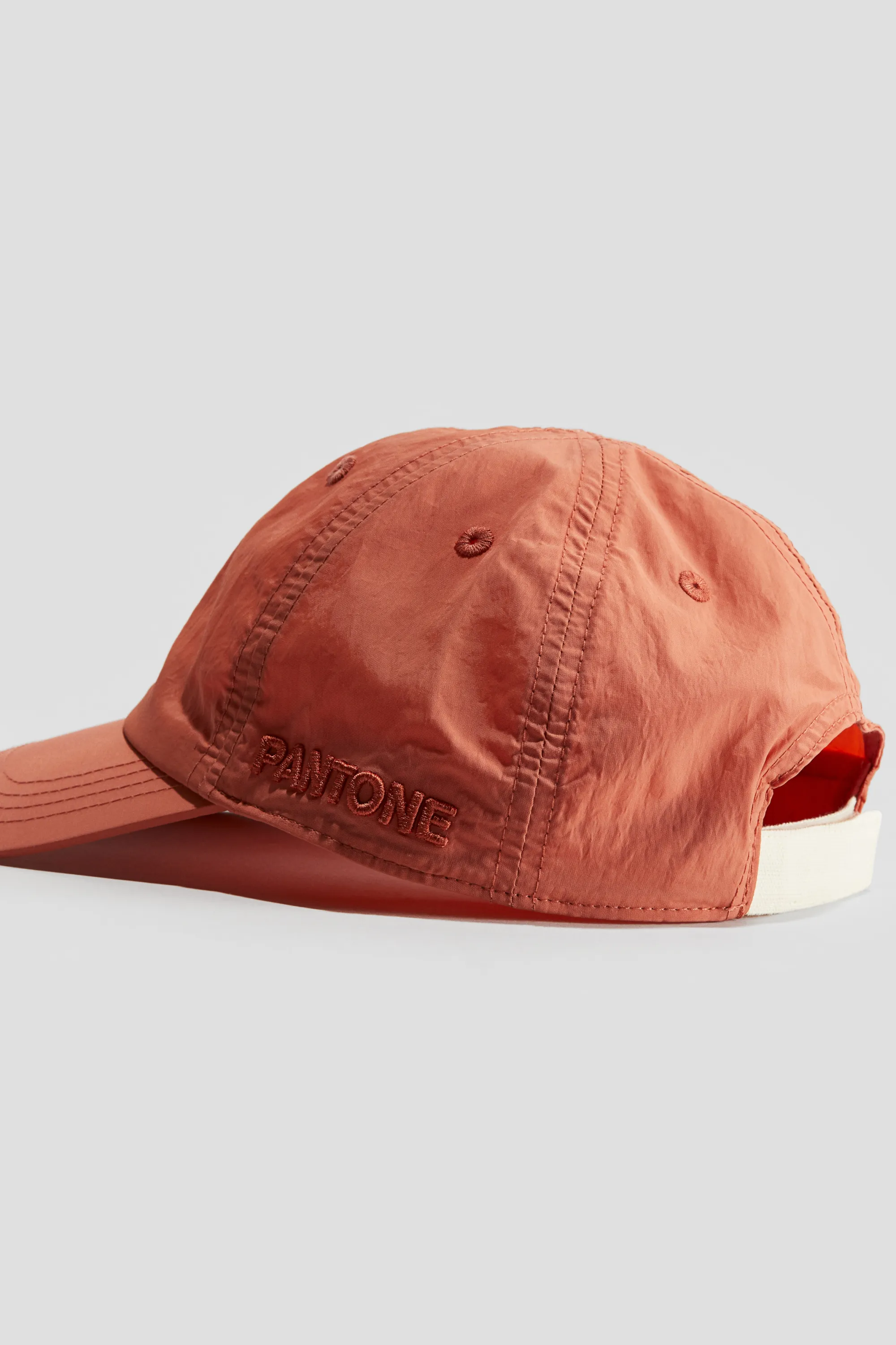 Casquette avec détail brodé - Orange
