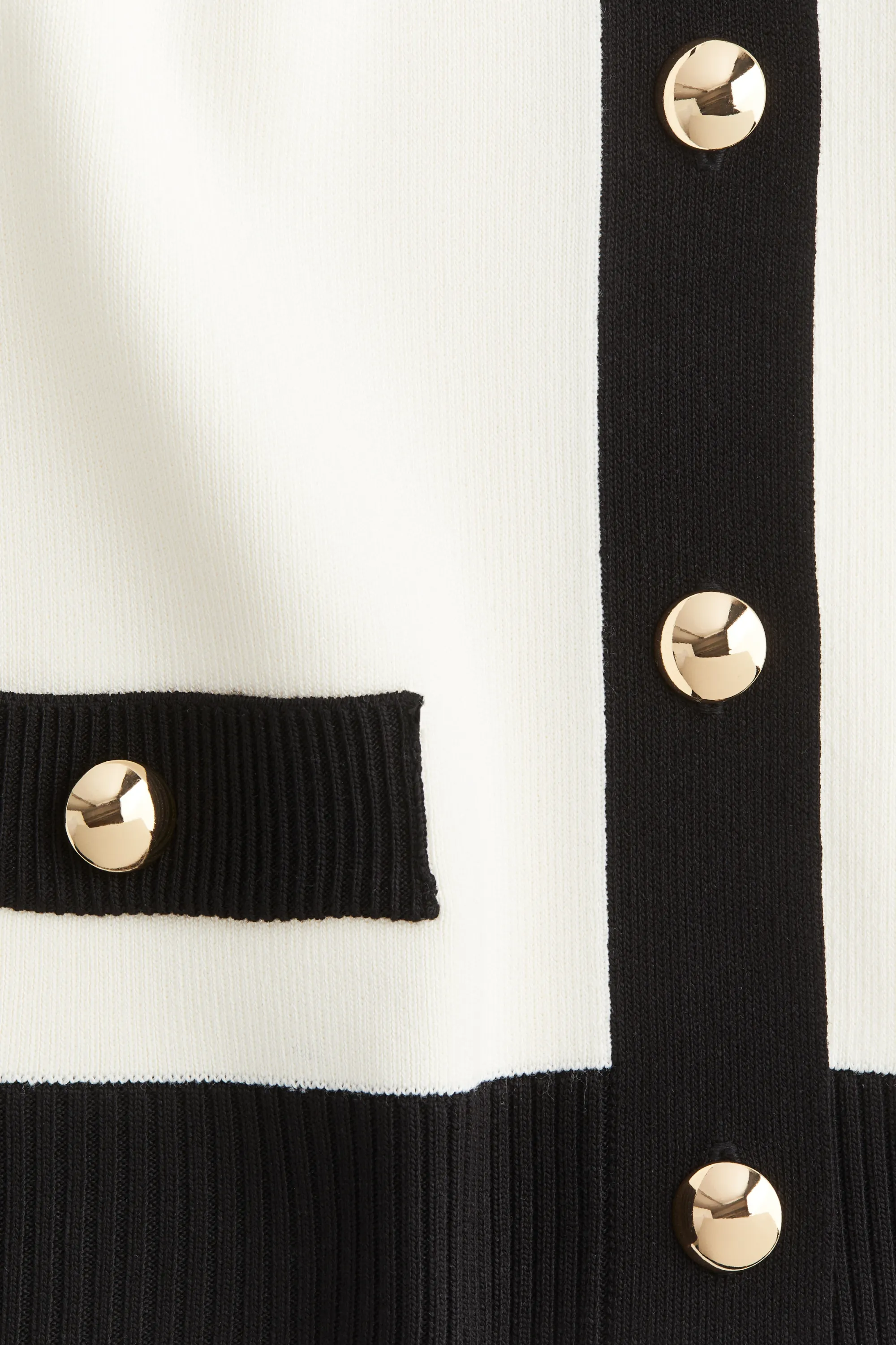 Pull sans manches à boutons - Blanc