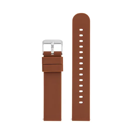 Bracelet montre 20mm silicone marron 675910