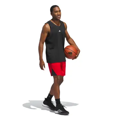 ADIDAS DEBARDEUR BASKET GRANDE LONGUEUR Noir — photo 4