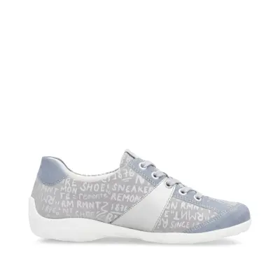 Baskets Remonte R3403-14 Bleu Ciel - Cuir Lacets Grande Pointure Femme — photo 3