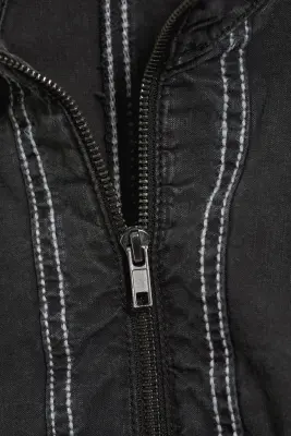 Top Halter Zippé - Noir — photo 3