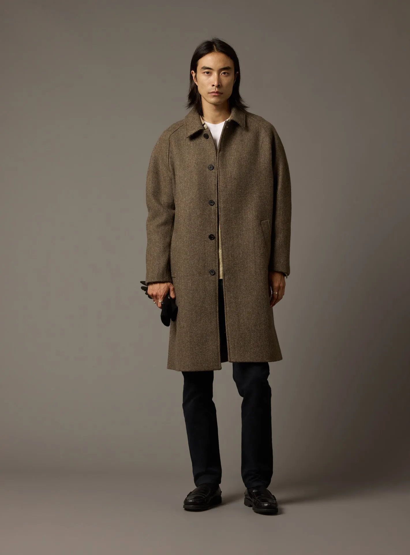 Manteau Elio Dark Khaki