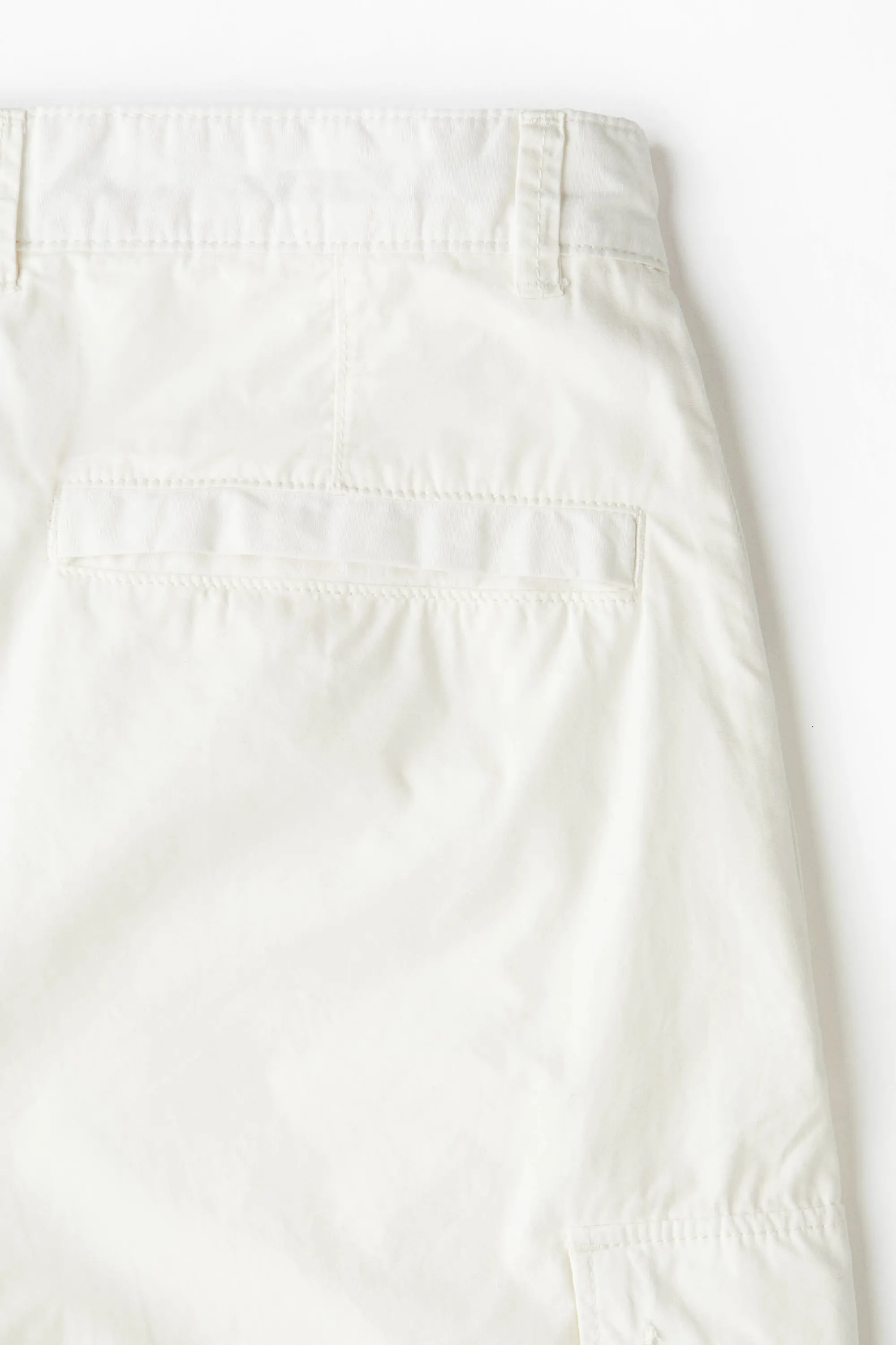Pantalon cargo Regular Fit - Blanc