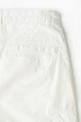 Pantalon cargo Regular Fit - Blanc — photo 1