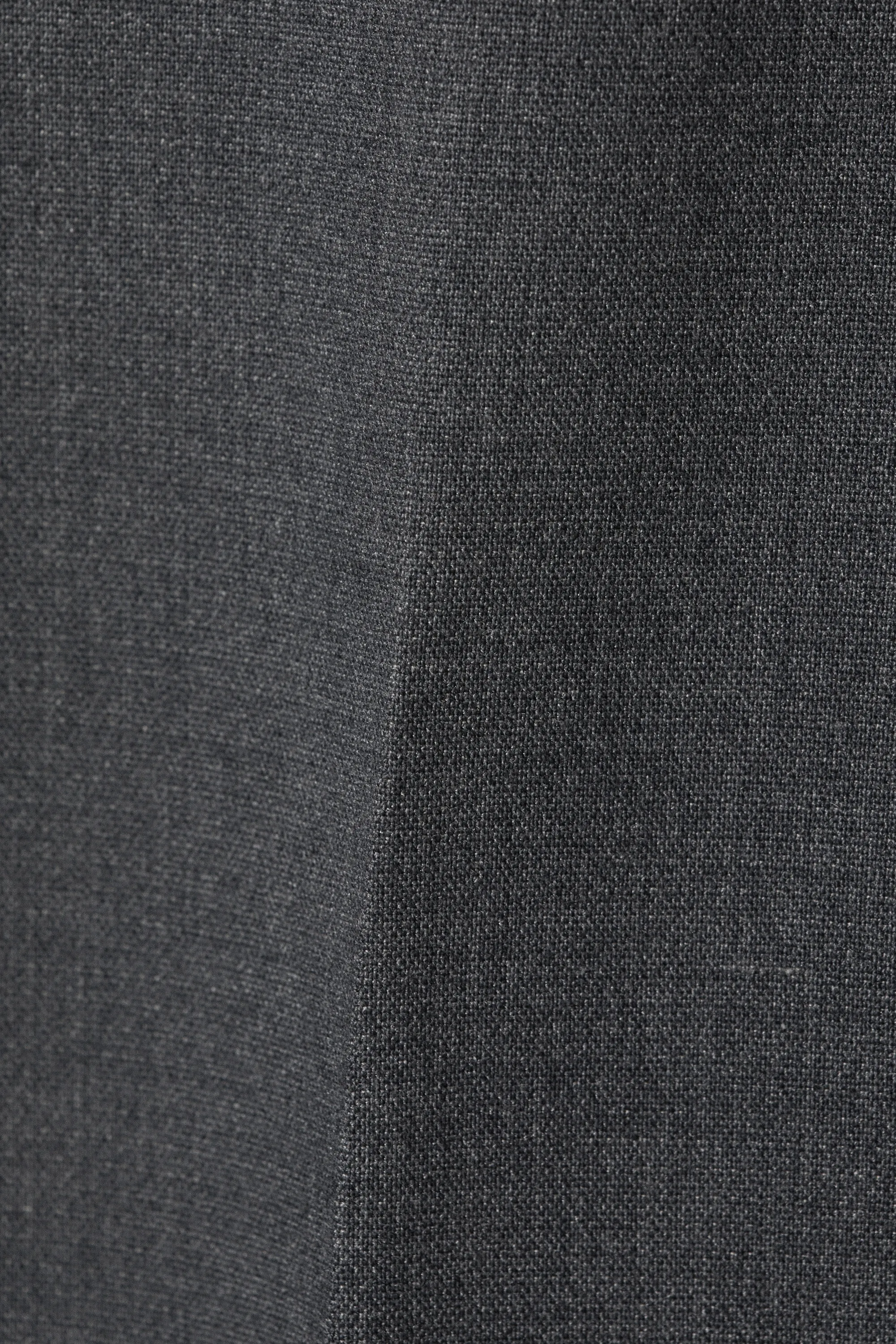 Pantalon de costume évasé taille mi-haute - Gris foncé chiné