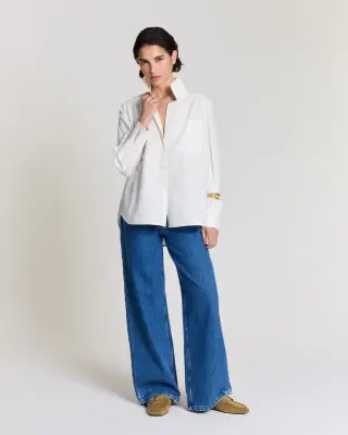 Chemise Léonor blanc naturel — photo 4