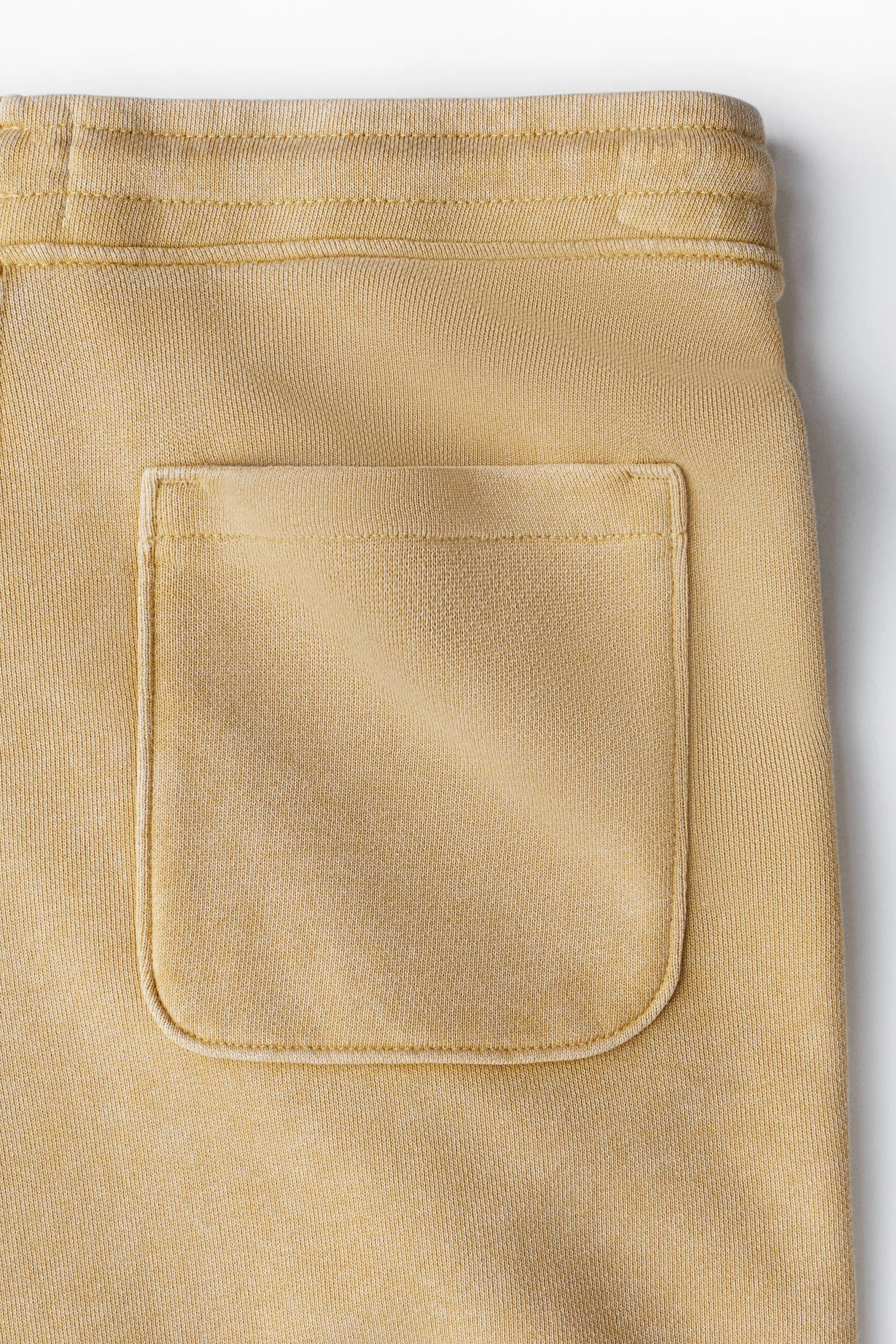 Short Regular Fit en molleton - Jaune