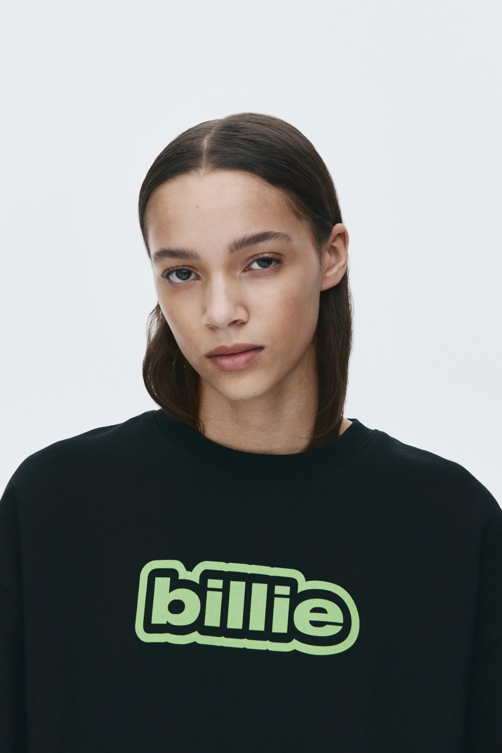 Sweat oversize avec motifs imprimés - Noir/Billie Eilish